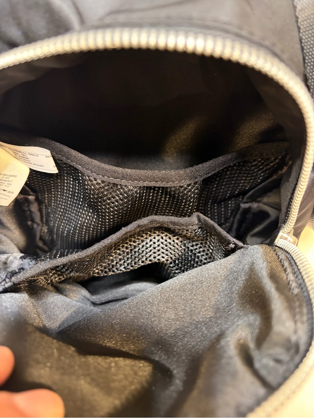 Compact Black Mini Backpack - Picture 3 of 11